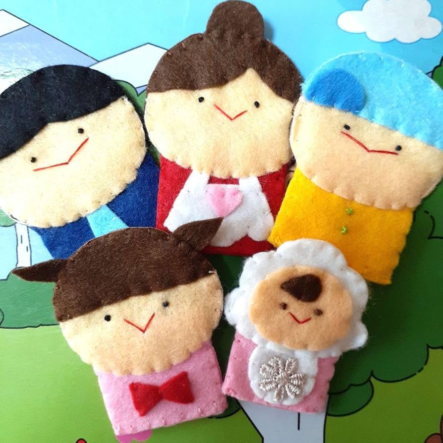 すもも様オーダー品　手袋シアター　おはなしゆびさん　森のくまさん すもも様オーダー品 手袋シアター おはなしゆびさん 森のくまさん